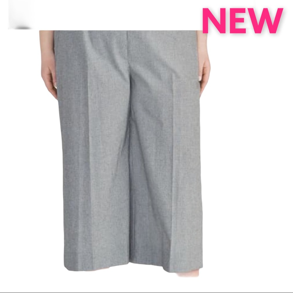 RACHEL ROY COLLECTION Check Crop Wide Leg Pants 2X